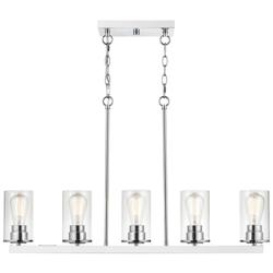 Millennium Lighting Verlana 5 Light Island Fixture in Chrome
