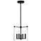Millennium Lighting Vissi 4-Light Pendant in Matte Black