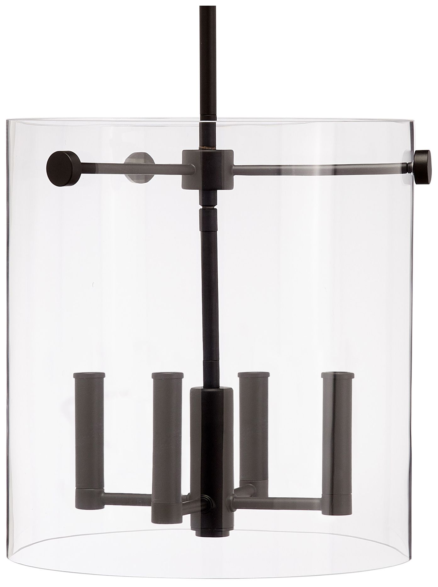 Image 2 Millennium Lighting Vissi 4-Light Pendant in Matte Black more views