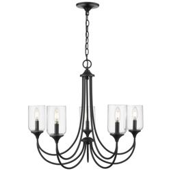 Millennium Lighting Waddingham 5-Light Chandelier in Matte Black