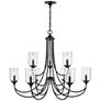 1_Millennium Lighting Waddingham 9-Light Chandelier in Matte Black