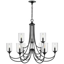Millennium Lighting Waddingham 9-Light Chandelier in Matte Black