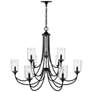 4_Millennium Lighting Waddingham 9-Light Chandelier in Matte Black more views