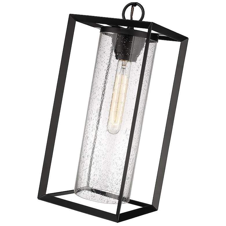 Image 2 Millennium Lighting Wheatland 1 Light Outdoor Pendant Powder Coat Black more views