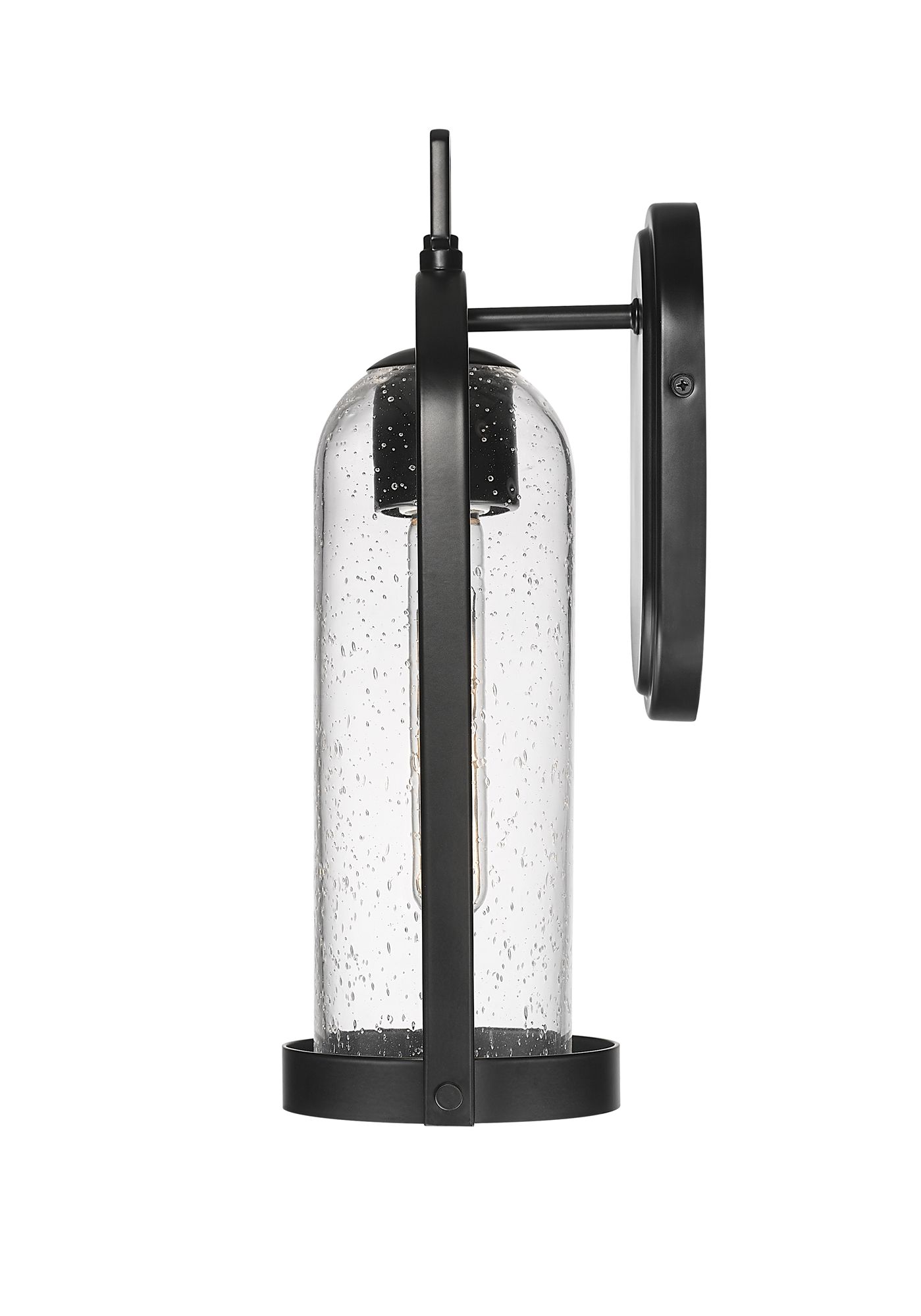 Image 3 Millennium Luxio 1-Light 15.25" Powder Coated Black Outdoor Wall Sconce more views