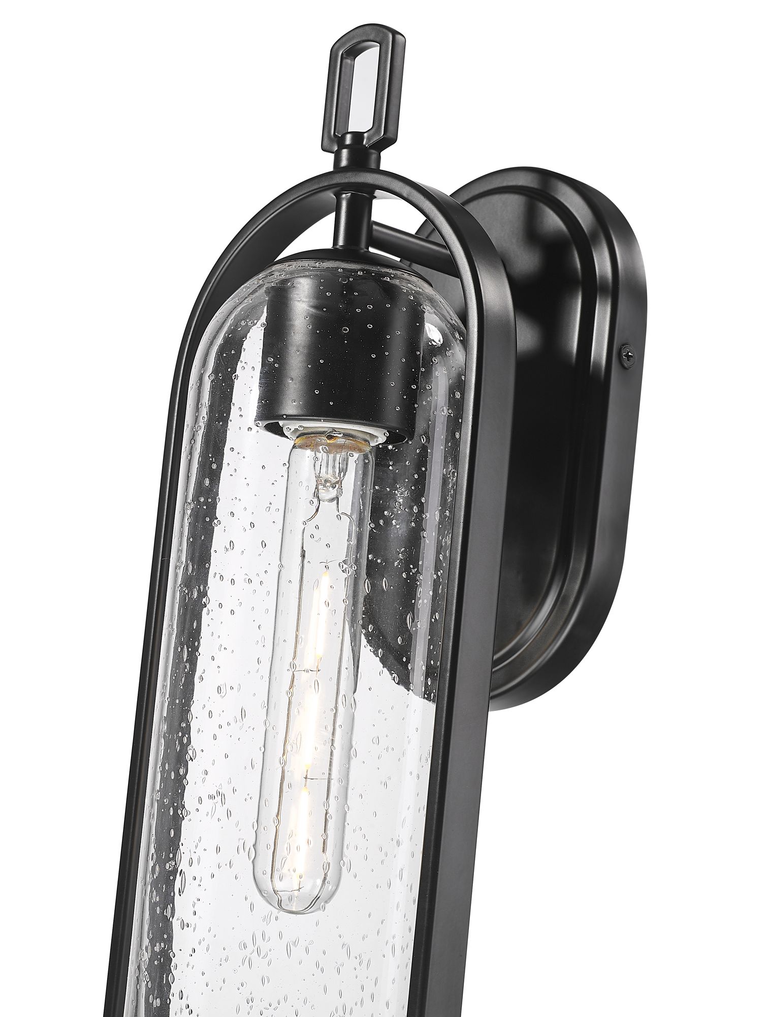 Image 5 Millennium Luxio 1-Light 15.25" Powder Coated Black Outdoor Wall Sconce more views