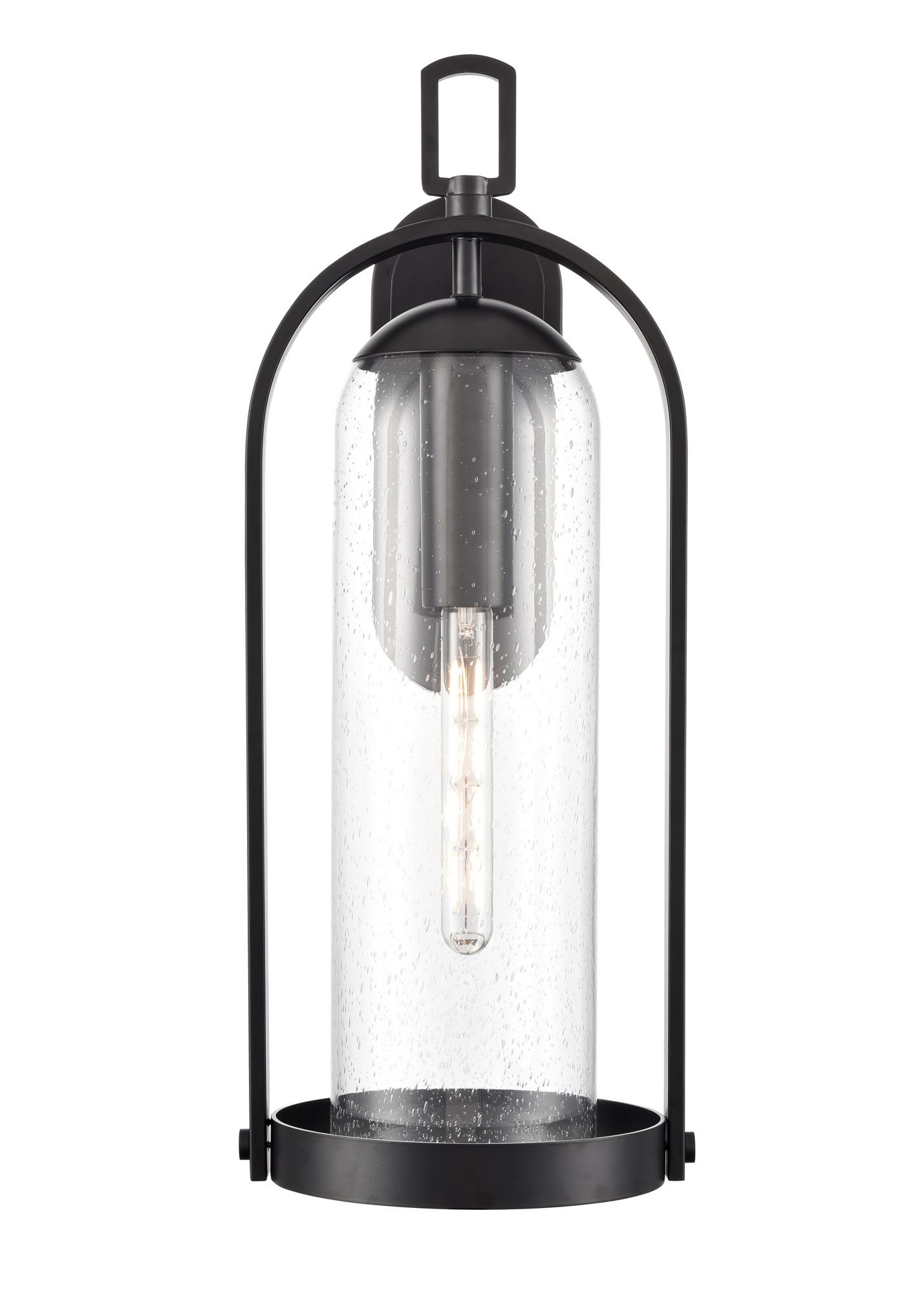 Thumbnail2 of Millennium Luxio 1-Light 24.75" Powder Coated Black Outdoor Wall Sconce more views