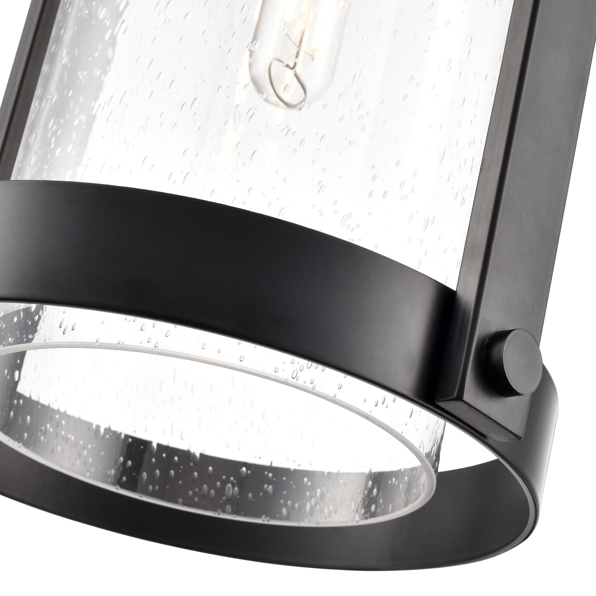 Thumbnail4 of Millennium Luxio 1-Light 24.75" Powder Coated Black Outdoor Wall Sconce more views