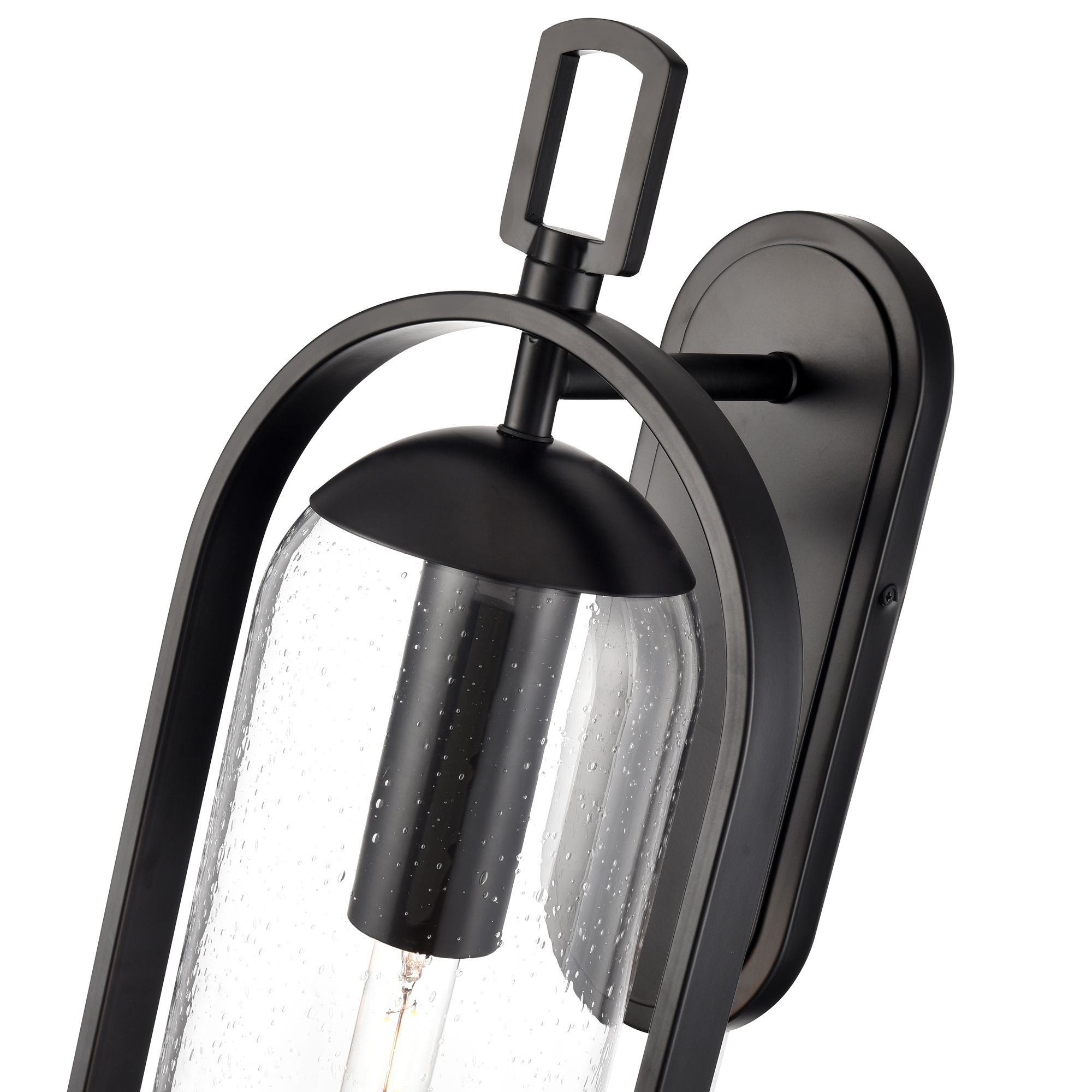 Millennium Luxio 1-Light 24.75" Powder Coated Black Outdoor Wall Sconce