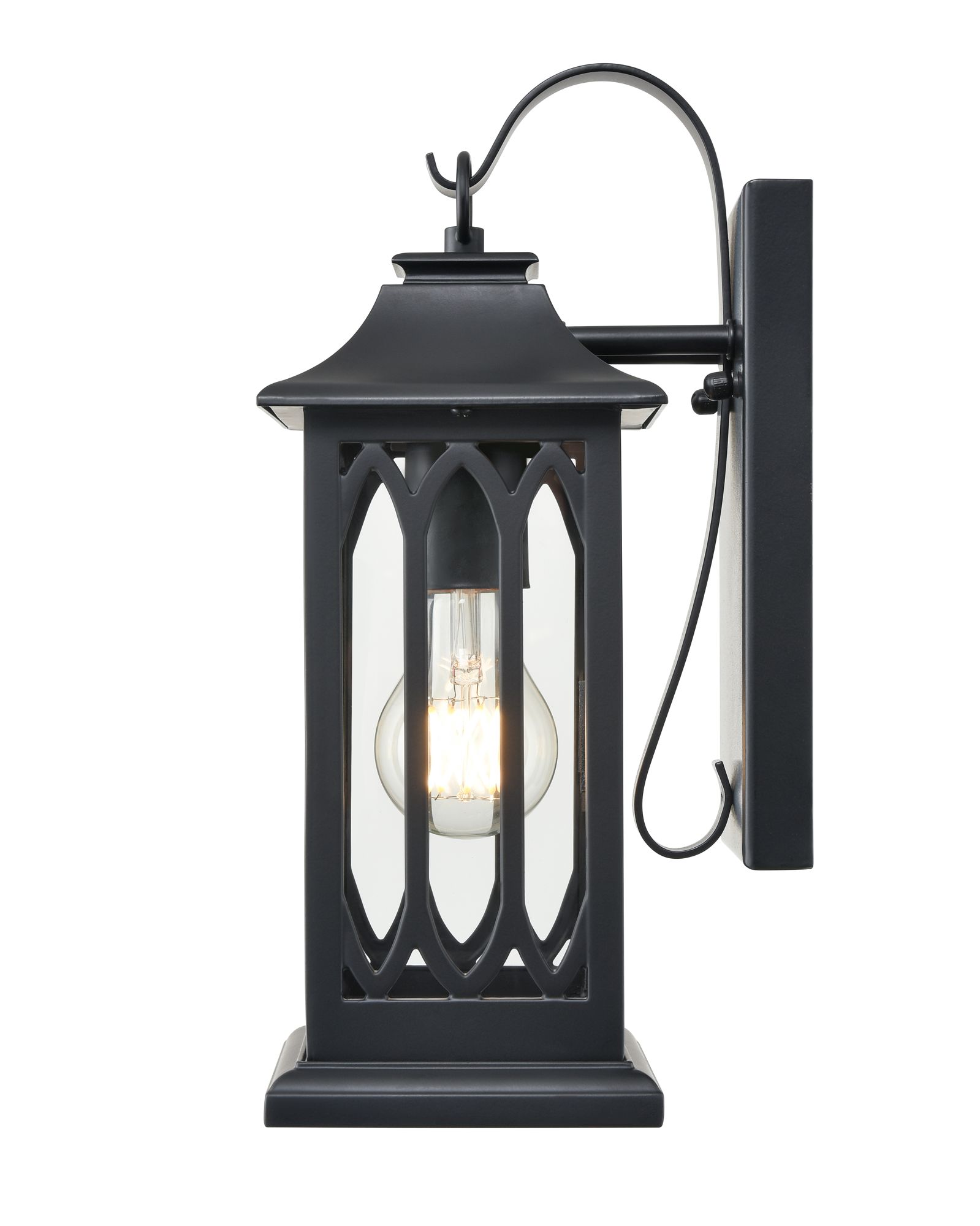 Image 5 Millennium Mallorey 1-Light 13.5" Powder Coated Black Outdoor Wall Sconce more views