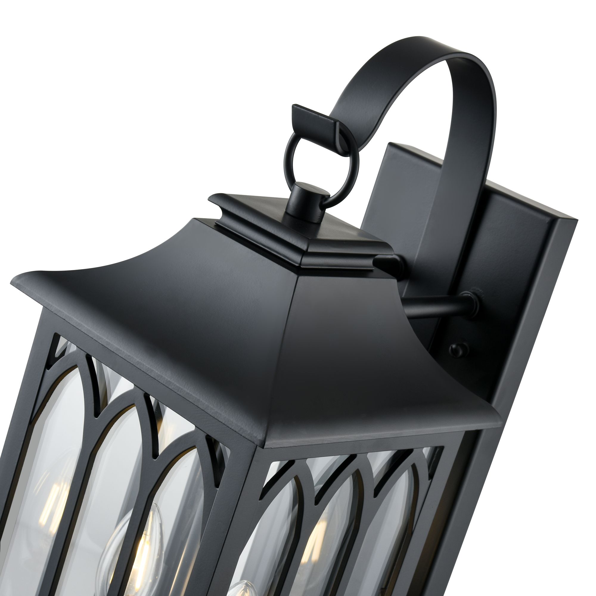 Image 6 Millennium Mallorey 2-Light 20" Powder Coated Black Outdoor Wall Sconce more views