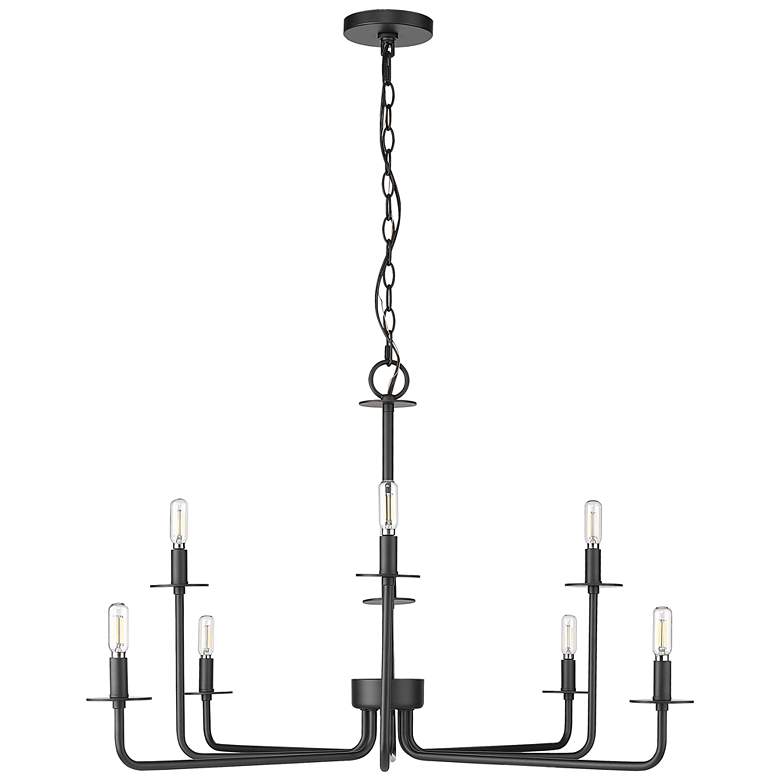 Image 1 Millennium Marceline Chandelier Ceiling Light Black