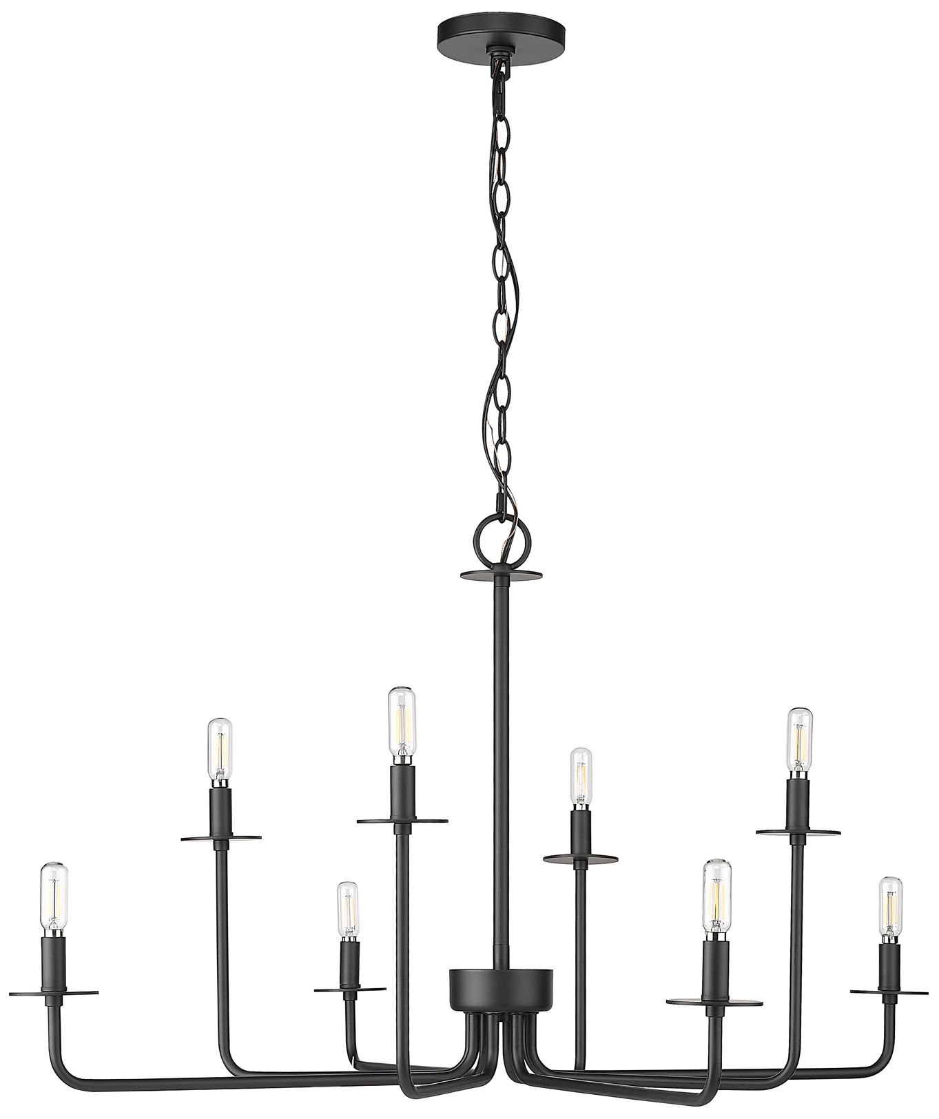 Image 2 Millennium Marceline Chandelier Ceiling Light  Black more views