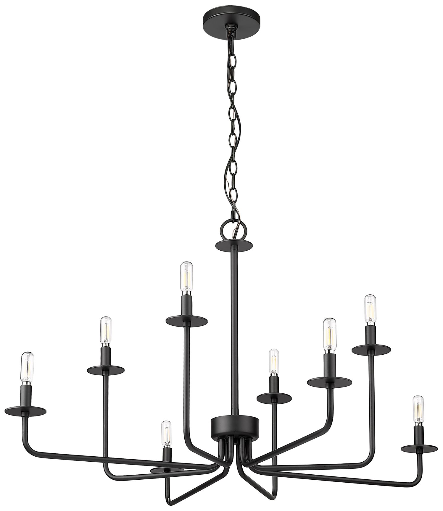 Image 3 Millennium Marceline Chandelier Ceiling Light  Black more views