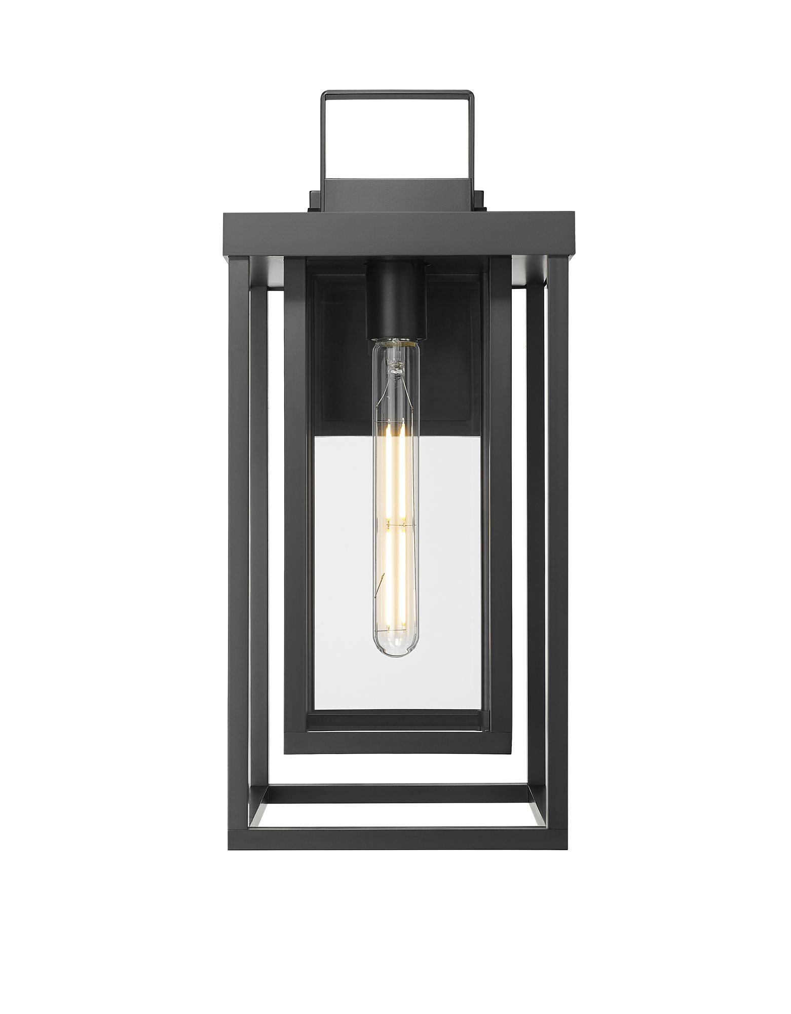 Image 3 Millennium McDonough 1-Light 18" Powder Coated Black Outdoor Wall Sconce more views