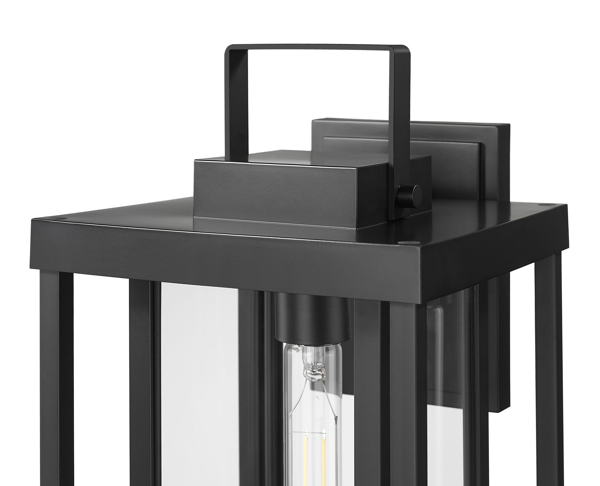 Image 5 Millennium McDonough 1-Light 18" Powder Coated Black Outdoor Wall Sconce more views