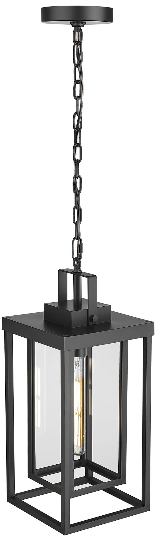 Image 2 Millennium McDonough 1-Light 19.25" Powder Coated Black Outdoor Lantern