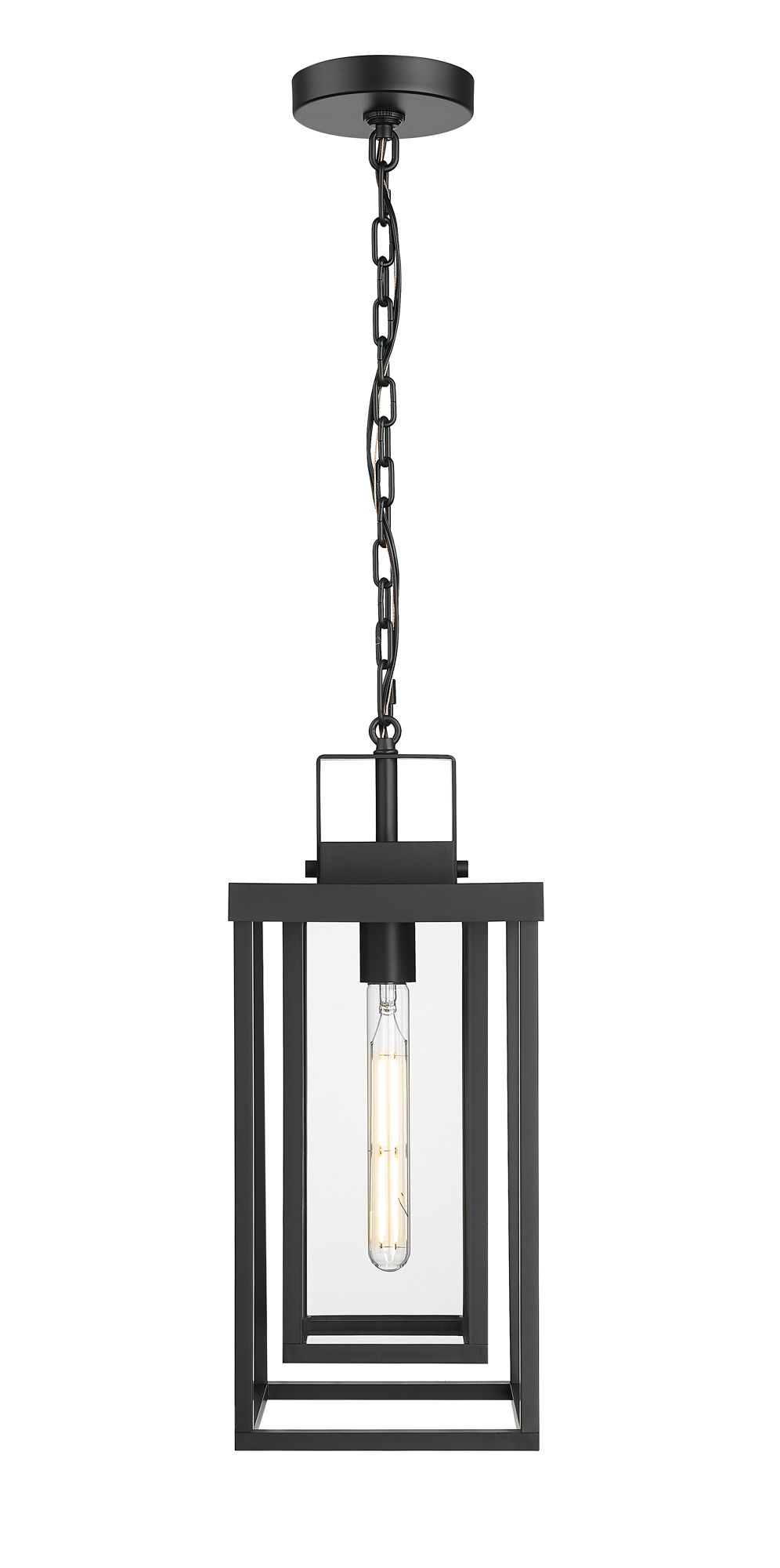 Image 3 Millennium McDonough 1-Light 19.25" Powder Coated Black Outdoor Lantern more views