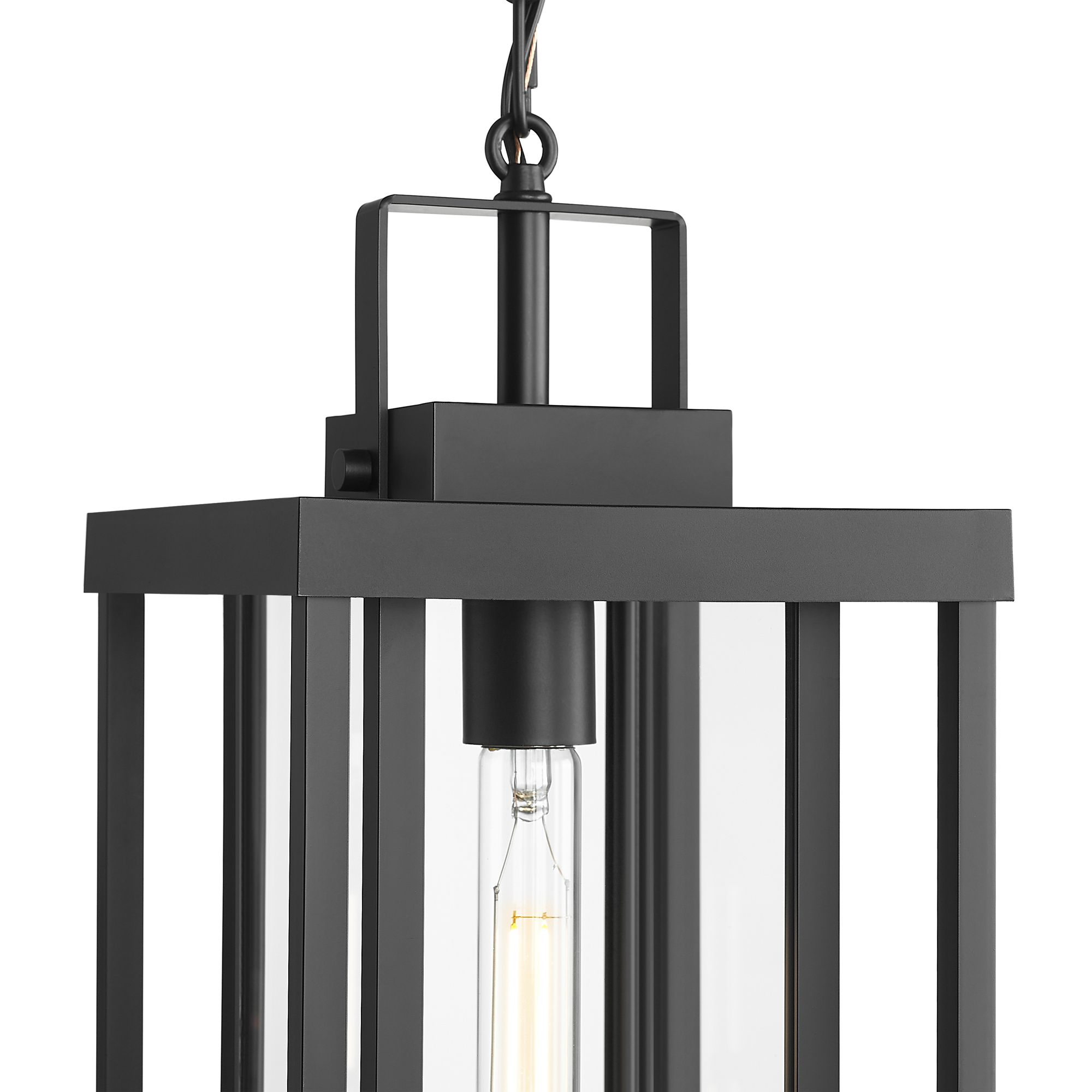 Image 4 Millennium McDonough 1-Light 19.25" Powder Coated Black Outdoor Lantern more views