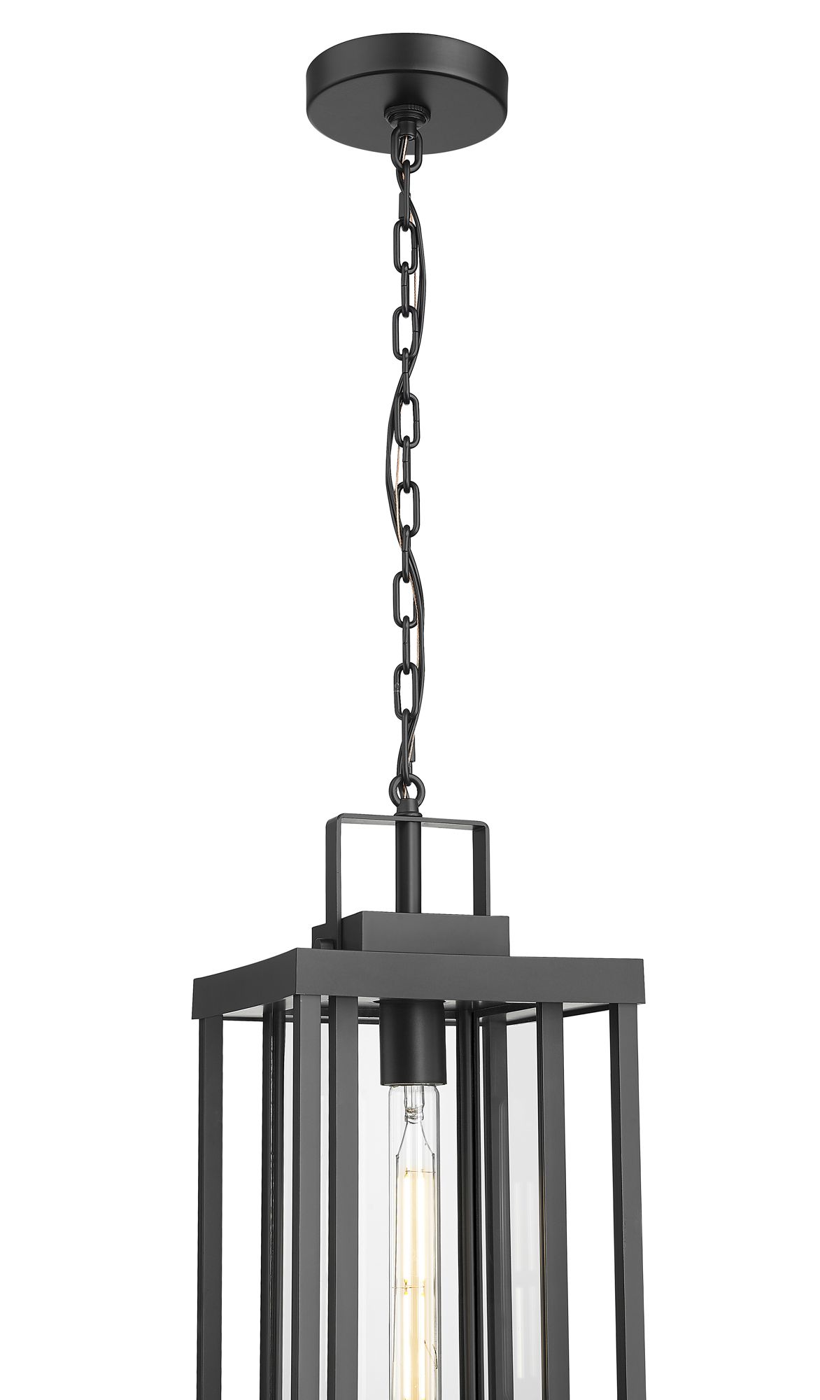 Image 5 Millennium McDonough 1-Light 19.25" Powder Coated Black Outdoor Lantern more views