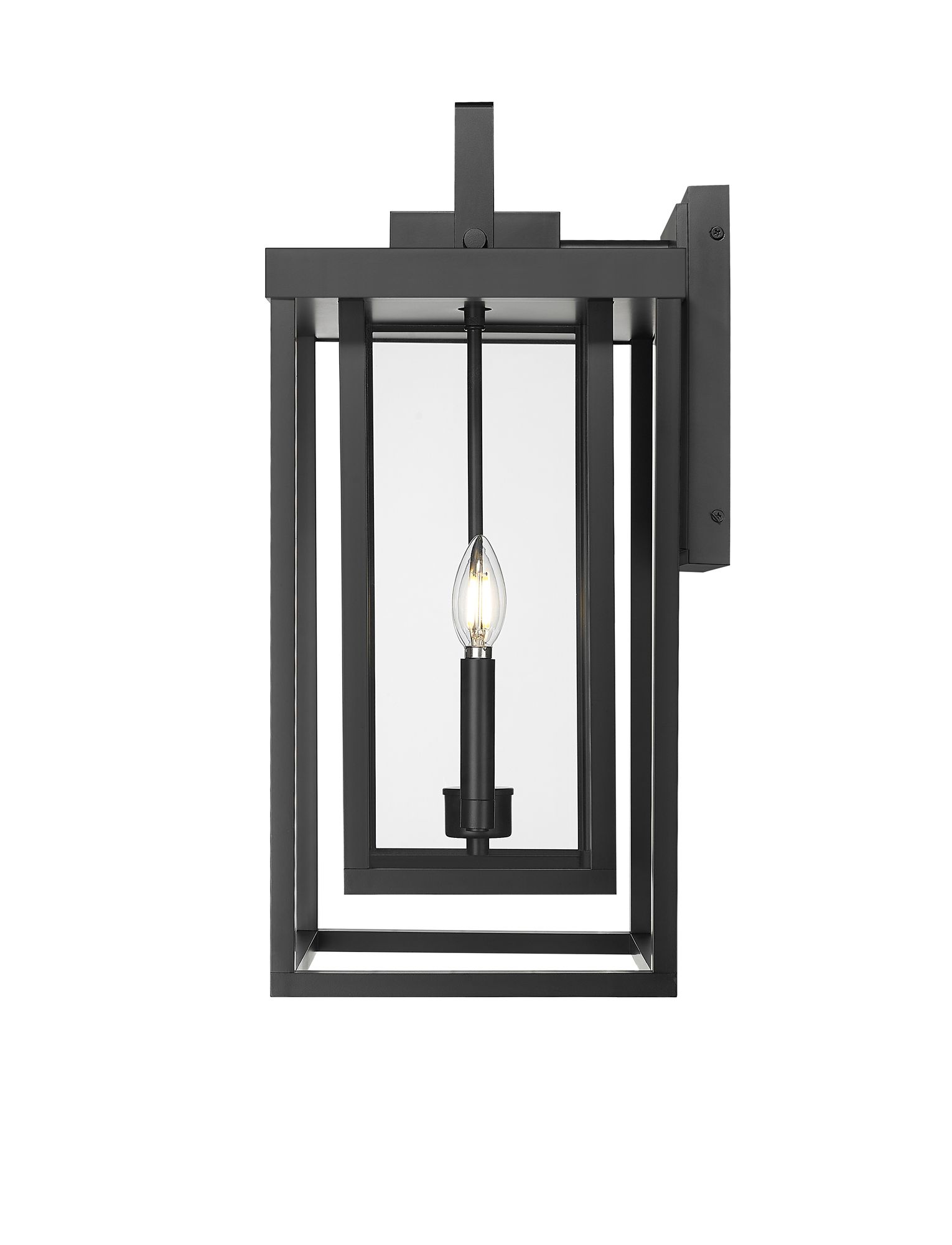 Image 4 Millennium McDonough 2-Light 22.25" Powder Coated Black Outdoor Wall Sconce more views