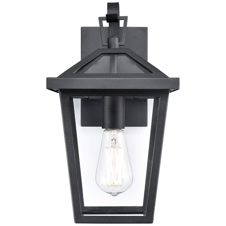 Image 1 Millennium Mensun Outdoor Wall Sconce Textured Black