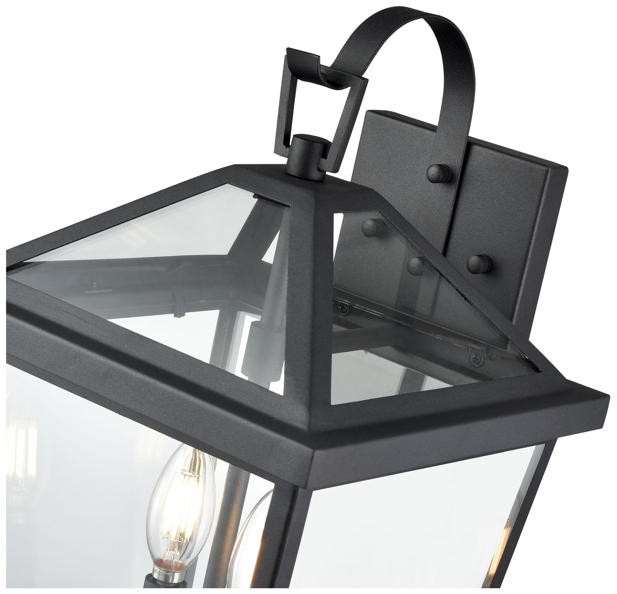 Millennium Mensun Outdoor Wall Sconce Textured Black