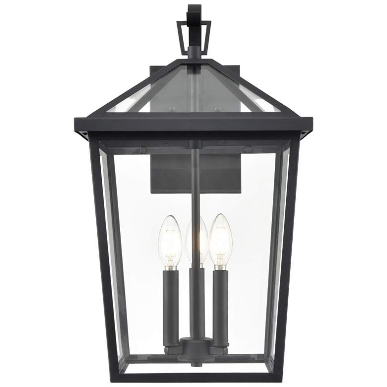 Image 1 Millennium Mensun Outdoor Wall Sconce Textured Black