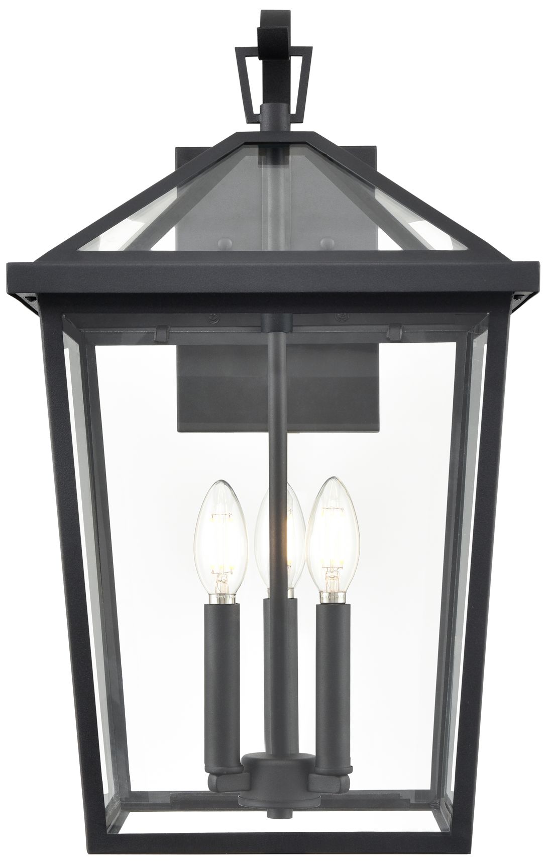 Image 2 Millennium Mensun Outdoor Wall Sconce Textured Black more views