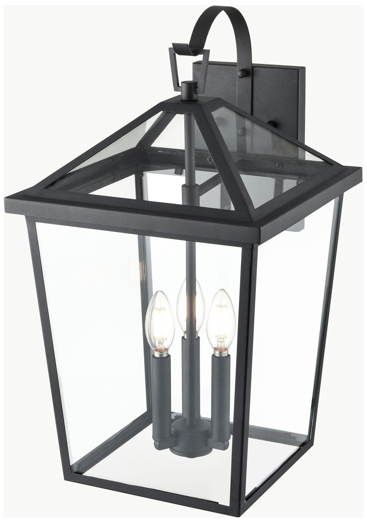 Image 4 Millennium Mensun Outdoor Wall Sconce Textured Black more views