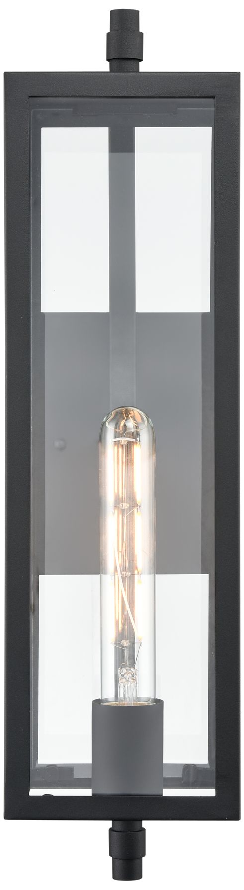 Millennium Messi 1-Light Outdoor Wall Sconce in Textured Black