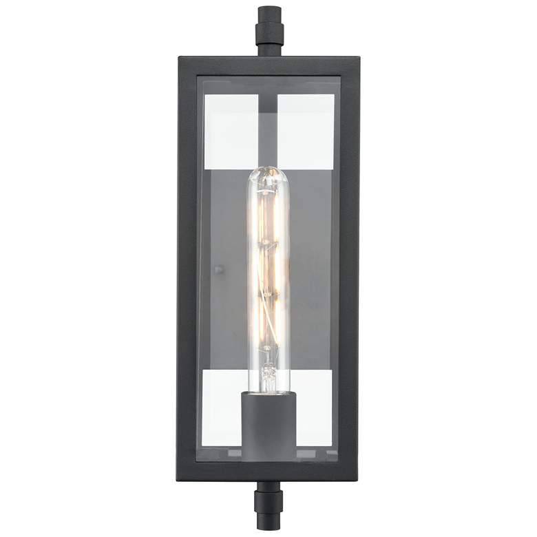 Image 1 Millennium Messi Outdoor Wall Sconce Textured Black