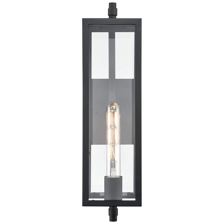 Image 1 Millennium Messi Outdoor Wall Sconce Textured Black