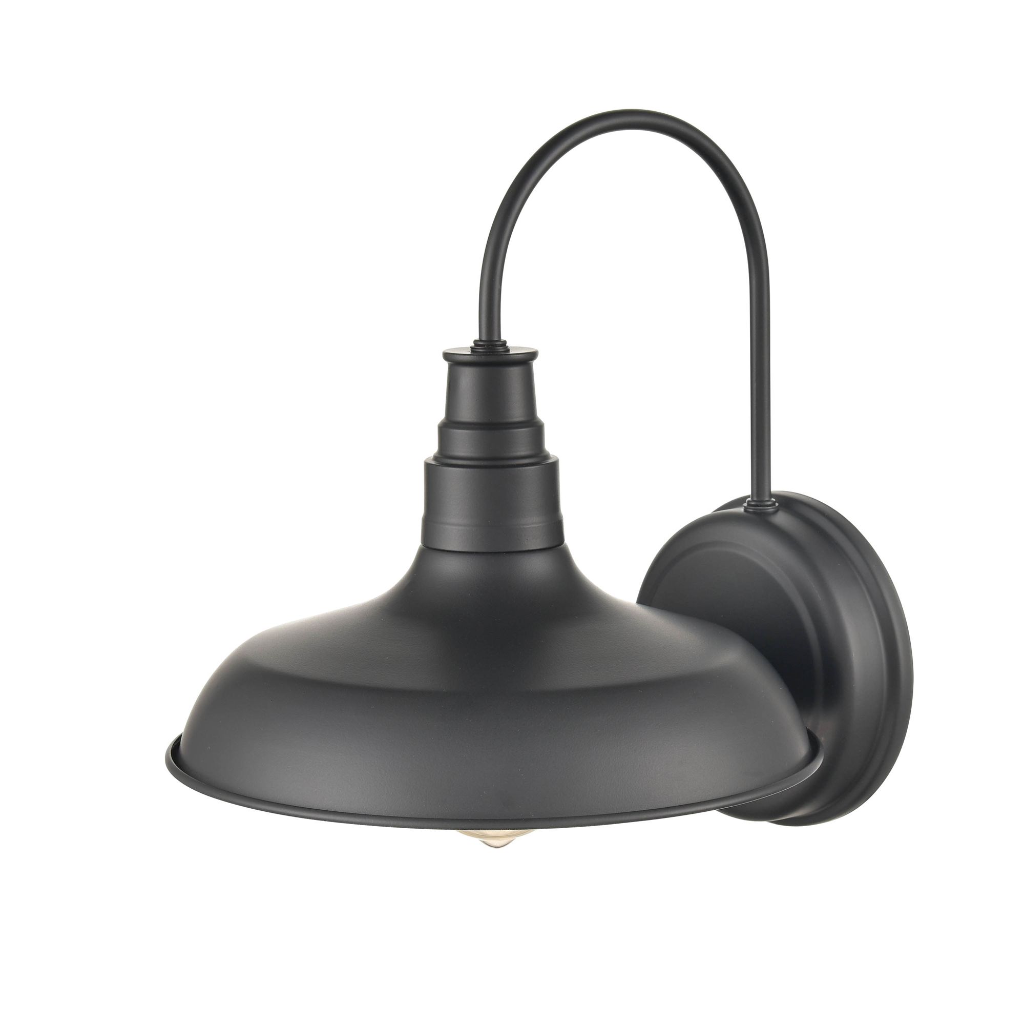 Image 2 Millennium Milltown 1-Light 13" Powder Coated Black Outdoor Wall Sconce more views