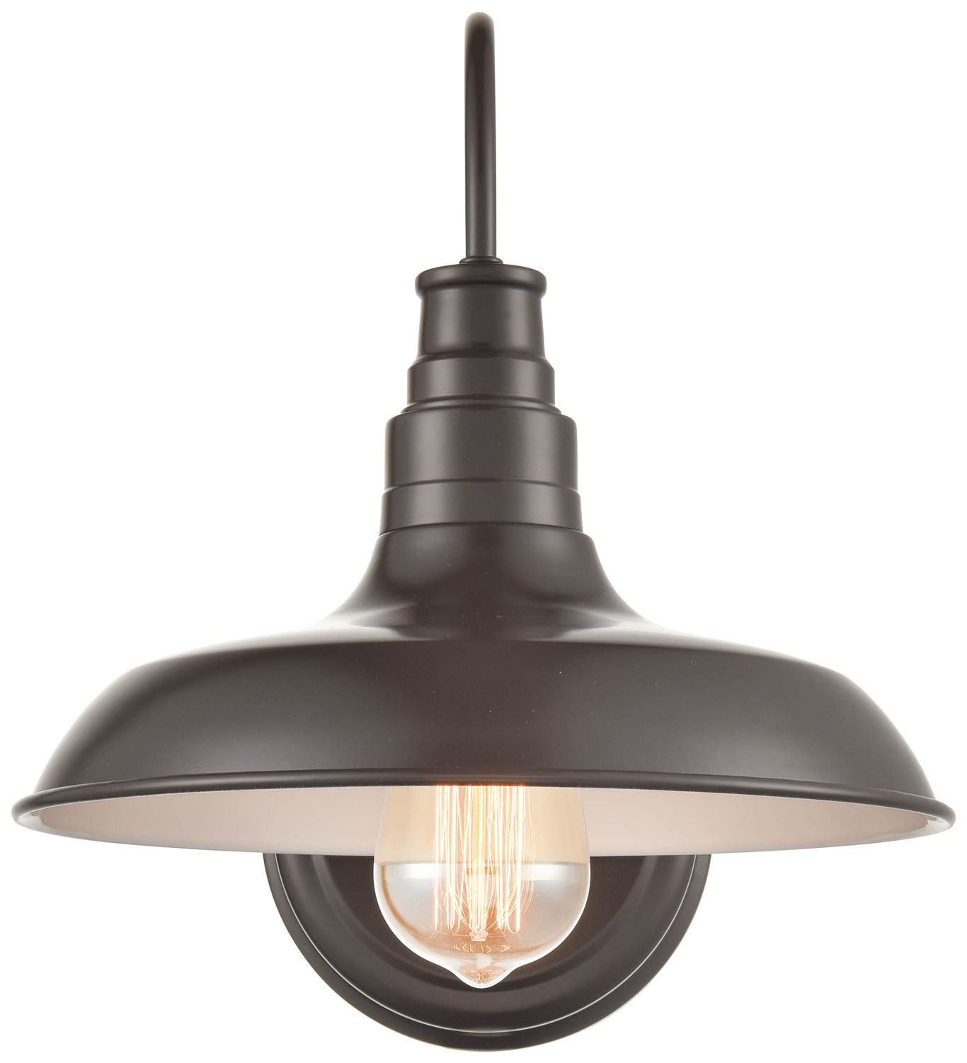 Millennium Milltown 1-Light 13" Powder Coated Bronze Outdoor Wall Sconce
