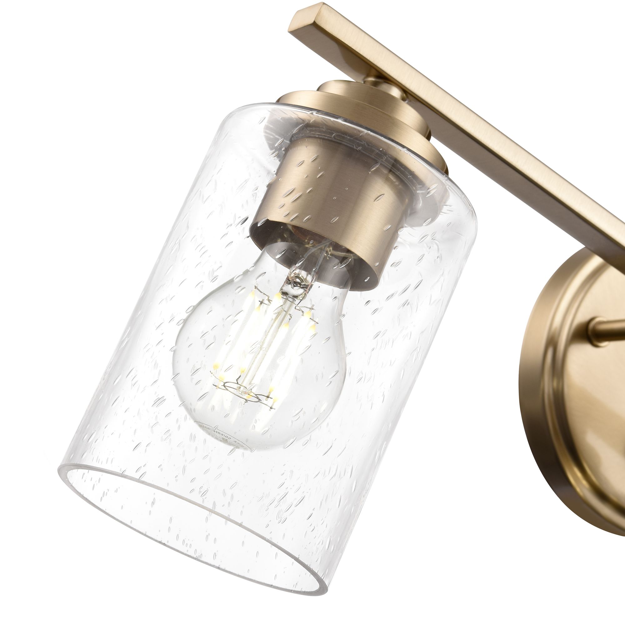 Image 6 Millennium Moven 3-Light 22" Modern Gold Vanity Light with Glass Shade more views