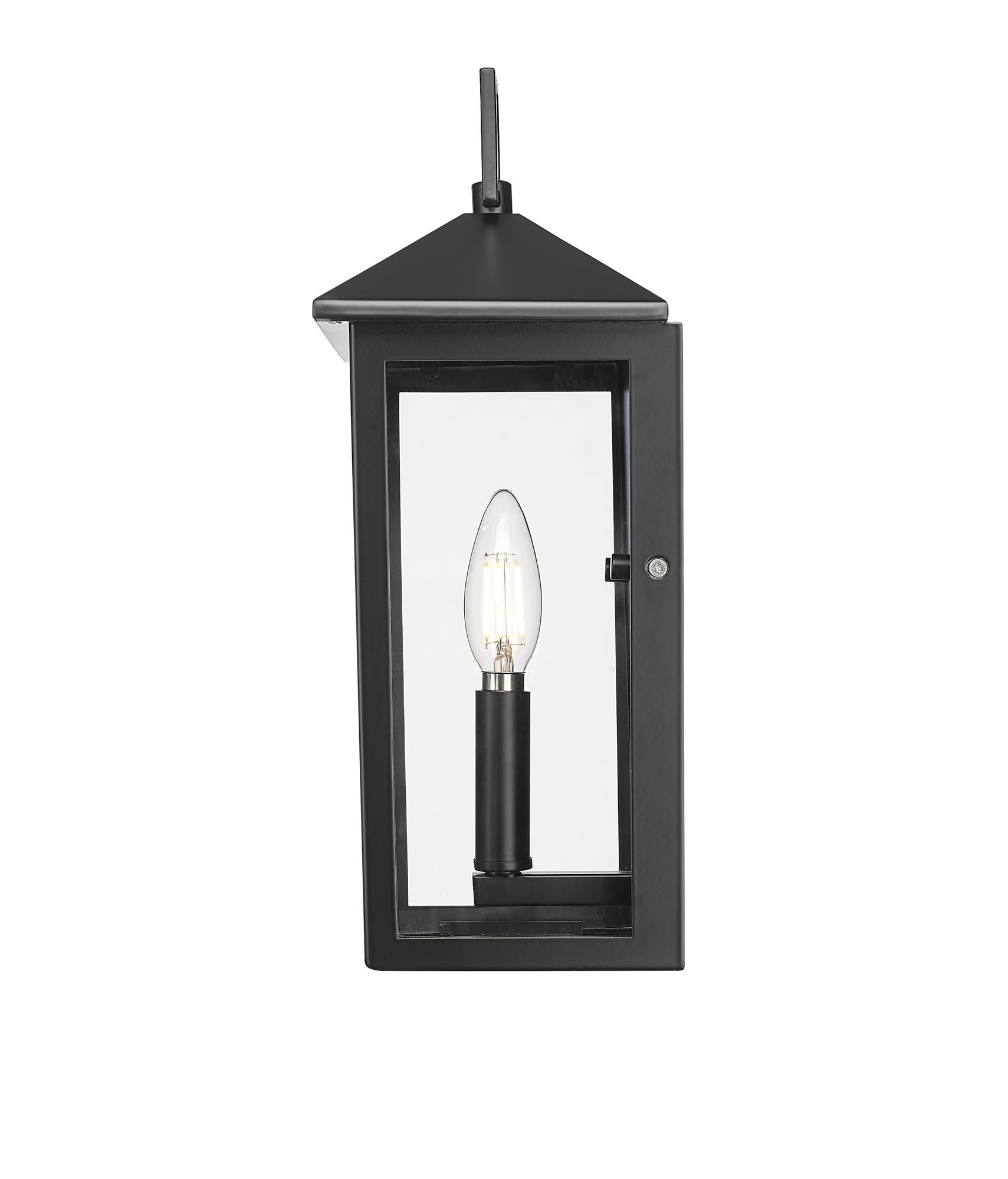 Image 3 Millennium Munger 1-Light 14" Powder Coated Black Outdoor Wall Sconce more views