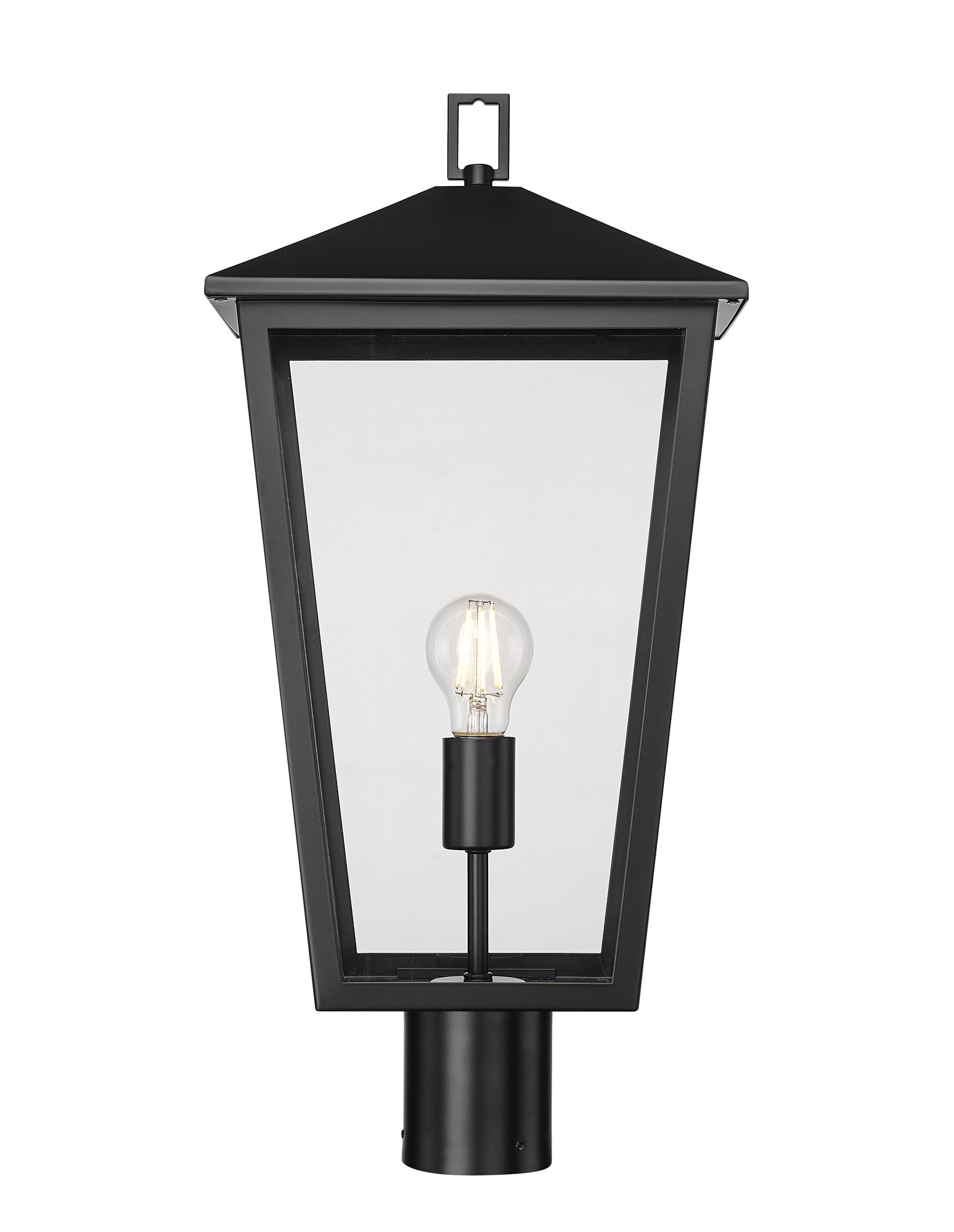 Image 2 Millennium Munger 1-Light 23" Powder Coated Black Outdoor Post Lantern more views