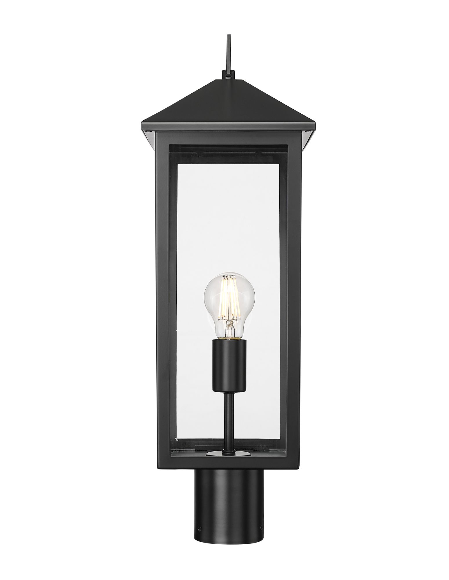 Image 3 Millennium Munger 1-Light 23" Powder Coated Black Outdoor Post Lantern more views