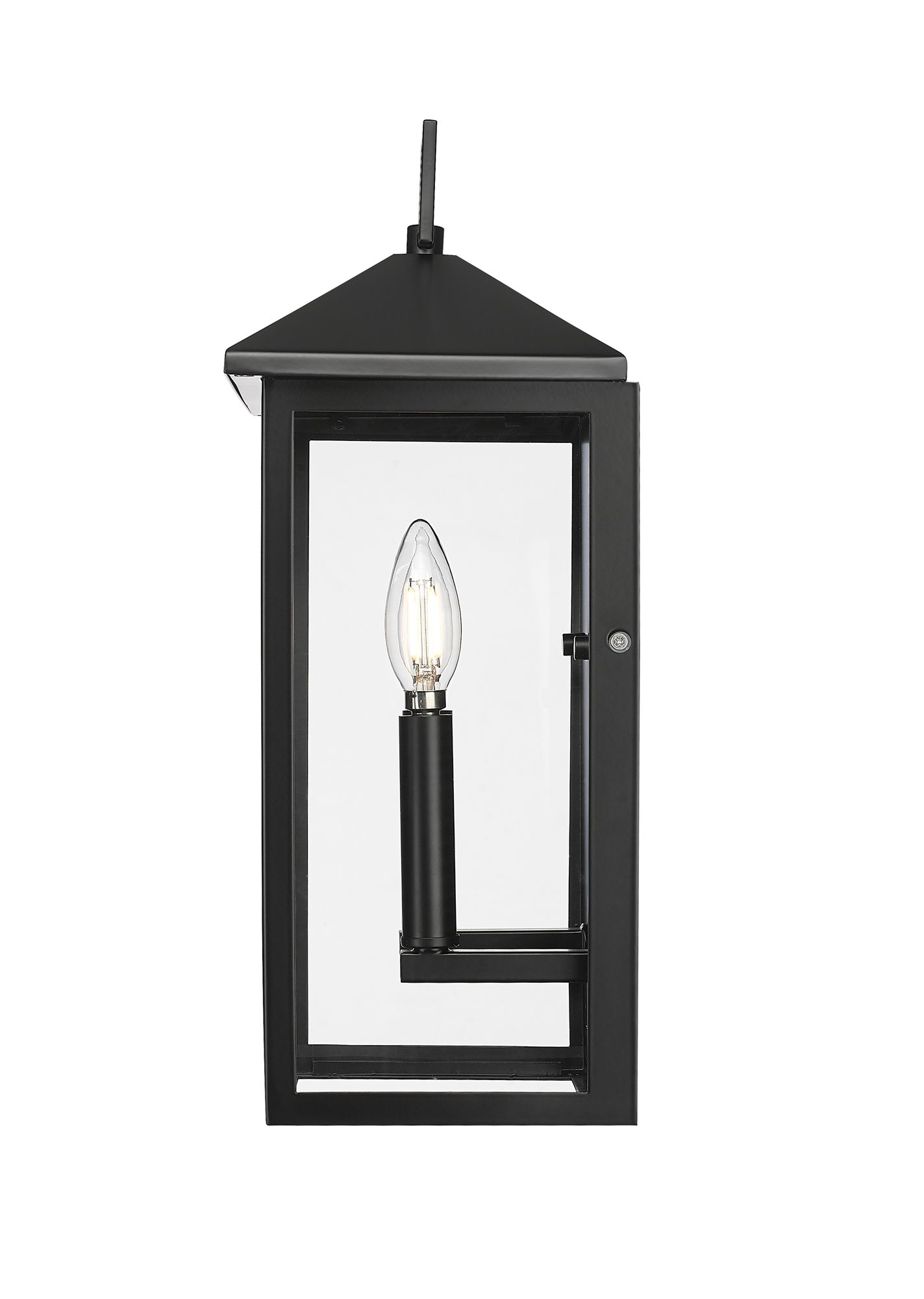 Image 3 Millennium Munger 2-Light 16.5" Powder Coated Black Outdoor Wall Sconce more views