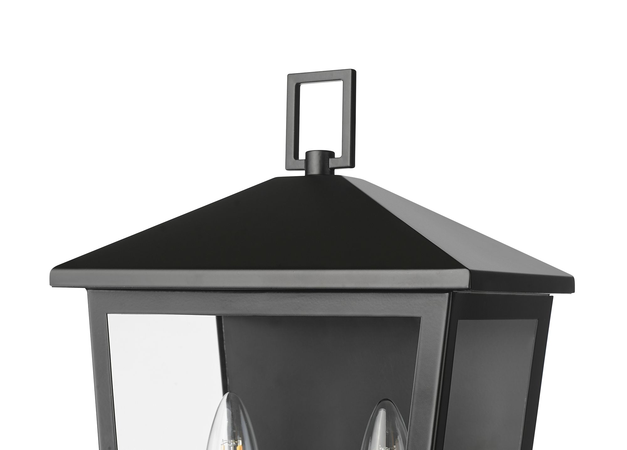 Image 4 Millennium Munger 2-Light 16.5" Powder Coated Black Outdoor Wall Sconce more views