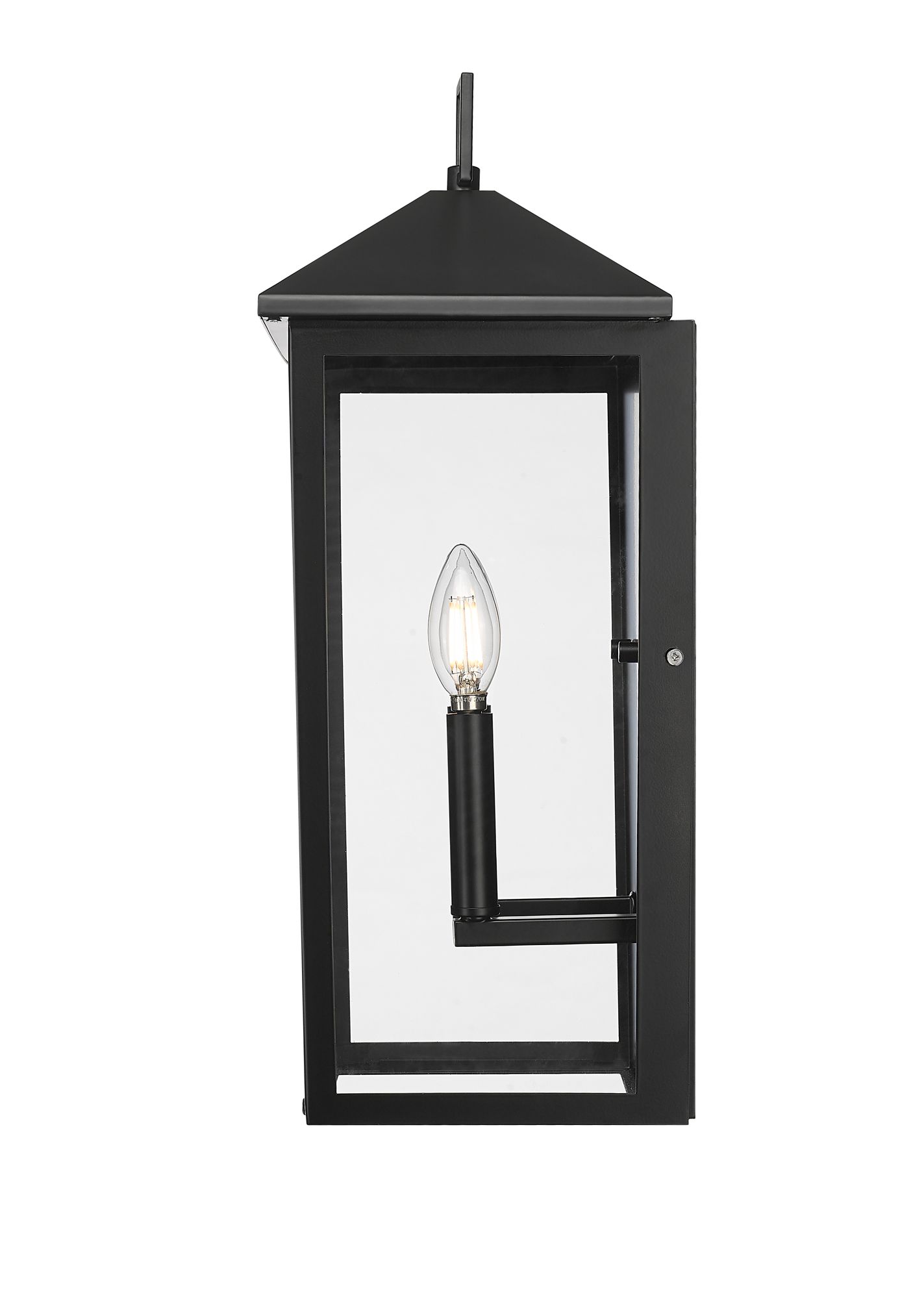 Image 3 Millennium Munger 2-Light 19.75" Powder Coated Black Outdoor Wall Sconce more views