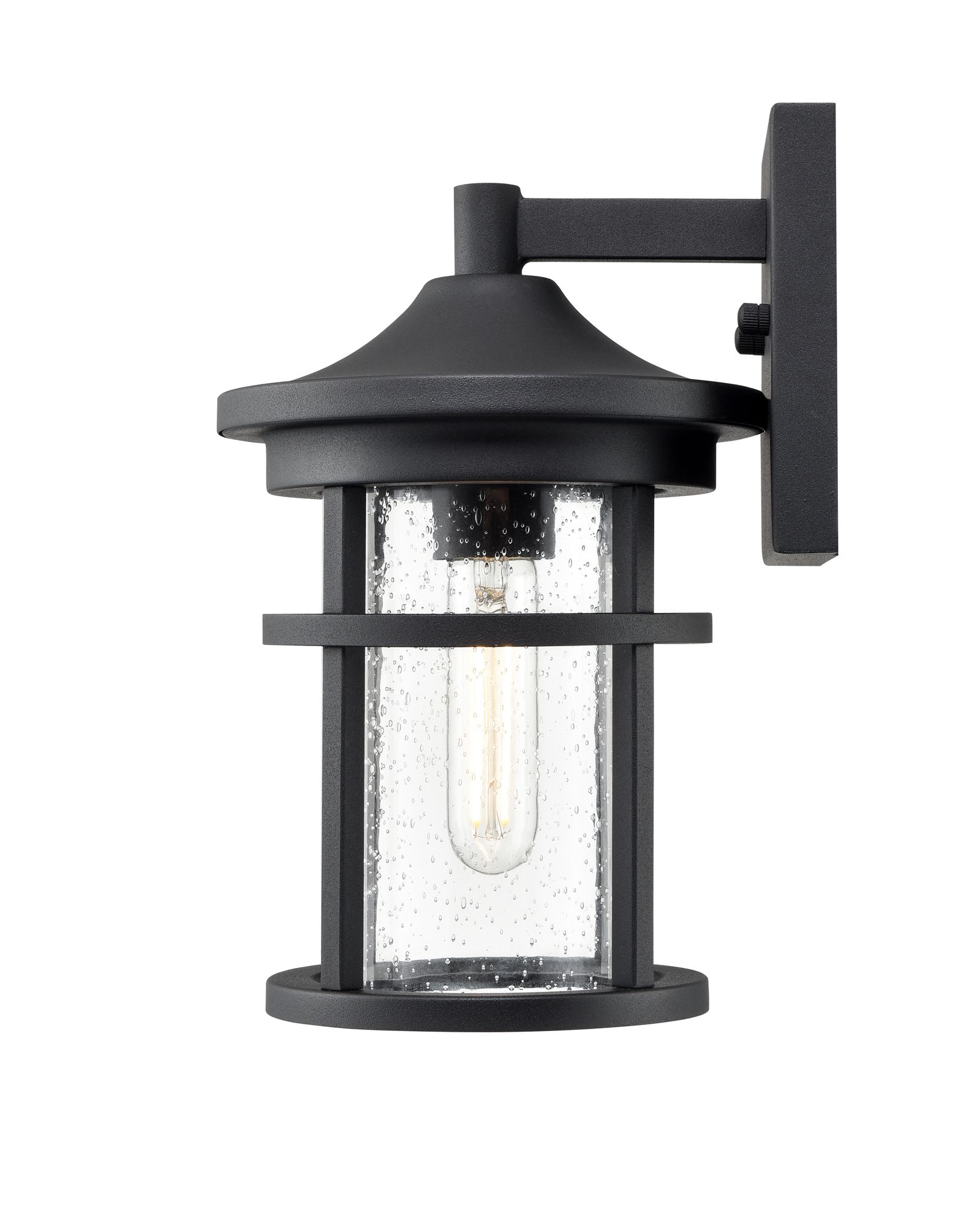 Image 5 Millennium Namath 1-Light 11.25" Textured Black Outdoor Wall Sconce more views