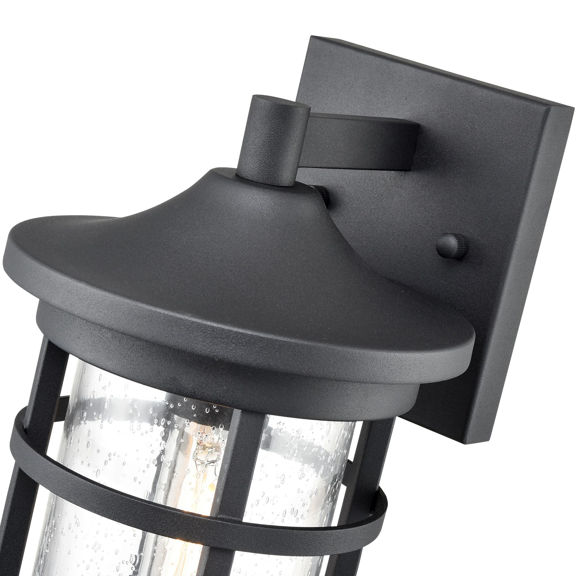 Image 6 Millennium Namath 1-Light 11.25" Textured Black Outdoor Wall Sconce more views