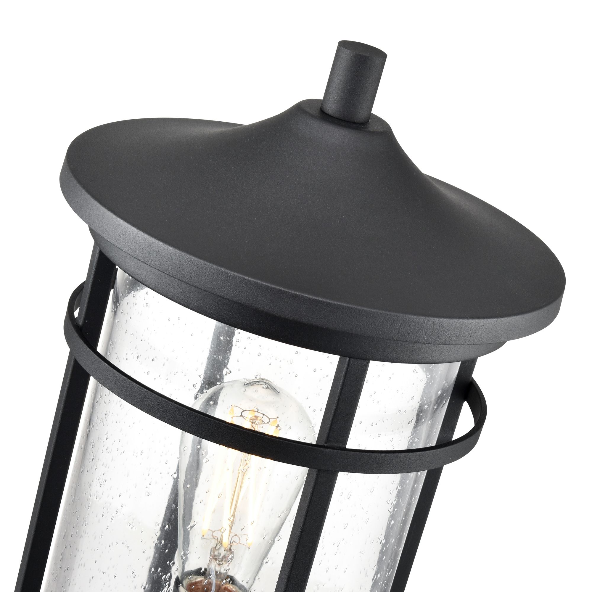 Image 6 Millennium Namath 1-Light 17.13" Textured Black Outdoor Post Lantern more views
