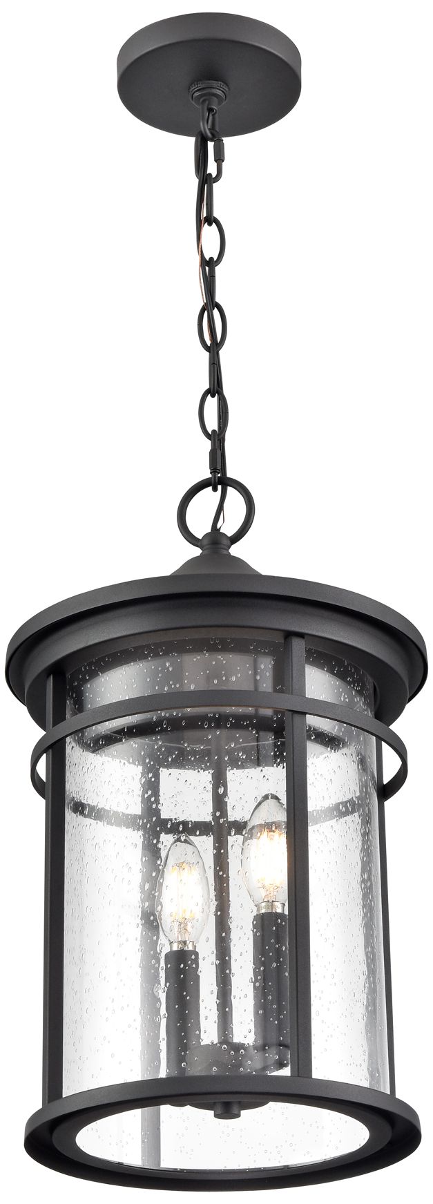 Thumbnail3 of Millennium Namath Outdoor Hanging Lantern Textured Black more views