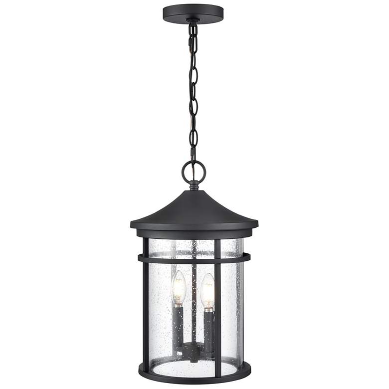 Image 4 Millennium Namath Outdoor Hanging Lantern Textured Black more views