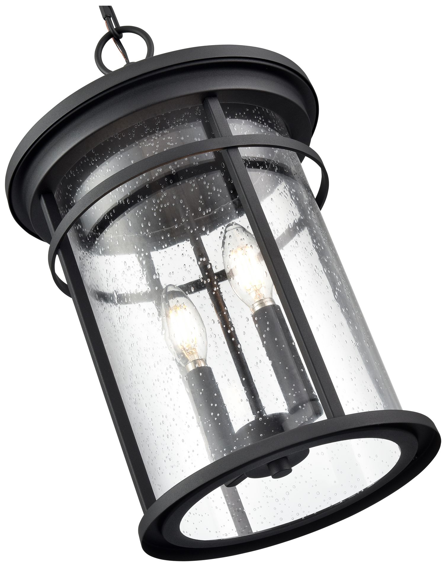 Millennium Namath Outdoor Hanging Lantern Textured Black