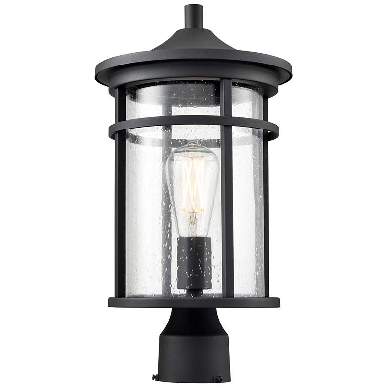 Image 3 Millennium Namath Outdoor Post Lantern Textured Black more views