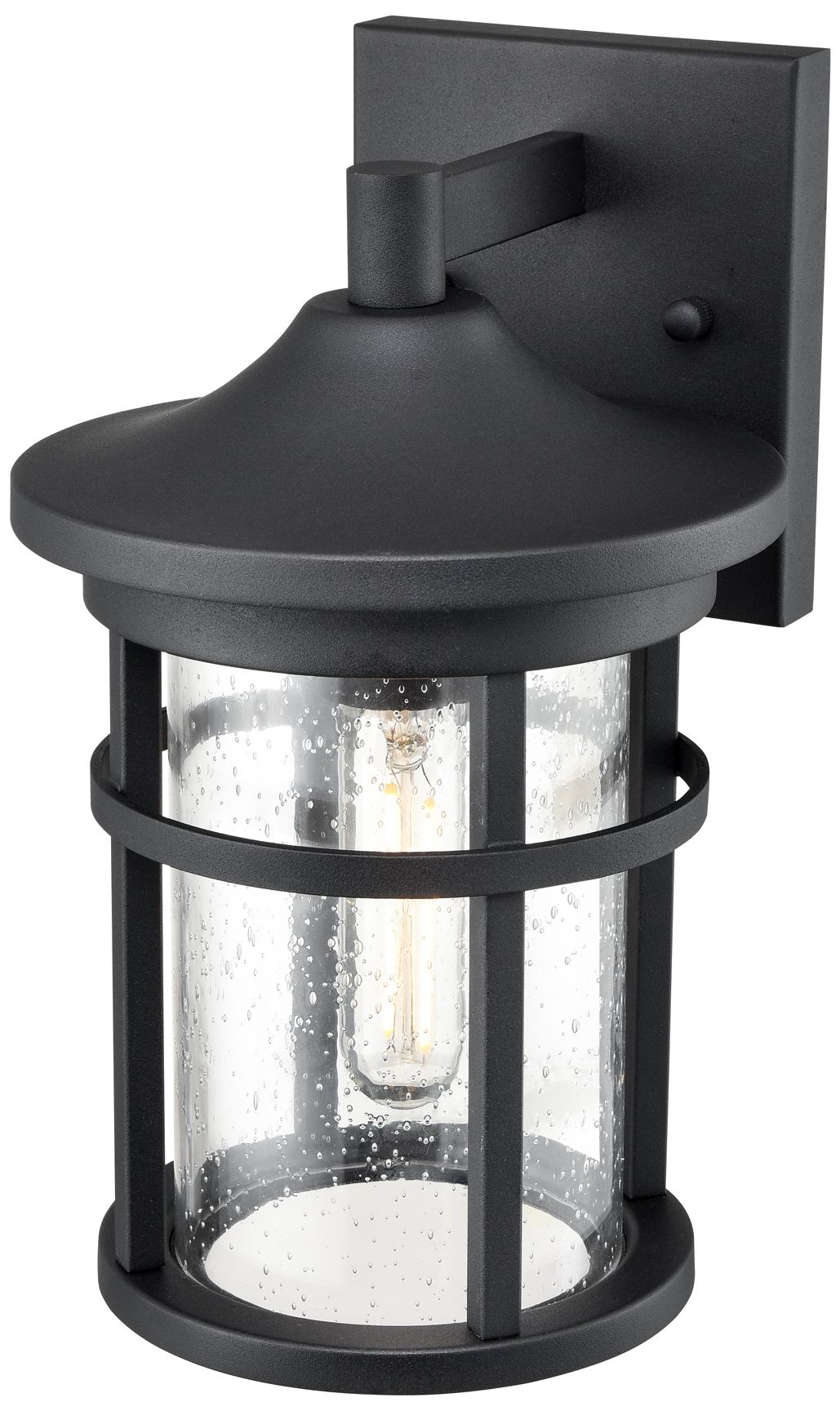 Image 4 Millennium Namath Outdoor Wall Sconce Textured Black more views